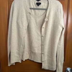 Talbots Cashmere Cashmere Cardigan Sweater and shirt size S
